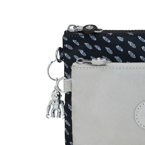 Kipling Duo Pouch Printed 2-in-One Pouches Bags Ultimate Dots | CA 2119AH